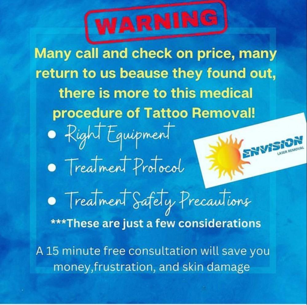 Why choose Envision Laser Removal