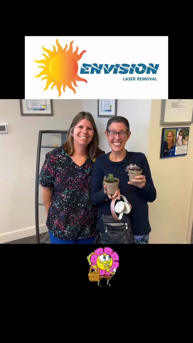 We love our patients! 🥰💐. #envisionlasertattooremoval #veniceflorida #permanentmakeupremoval #toenailfungus #englewoodfl #portcharlottefl