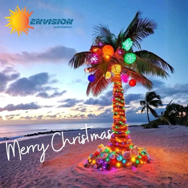 Merry Christmas from our family to your.  #envisionlasertattooremoval #tattoos #permanentmakeup #toenailfungus #spiderveins