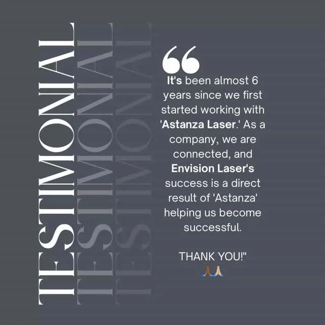 This testimonial is for @astanzalaser our extended family in business.  Thank you 😊  They never forget about us.  #envisionlasertattooremoval #portcharlottefl #veniceflorida #sarasota #fortmeyers